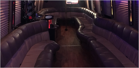 28 Passenger Party Bus Interior San Francisco