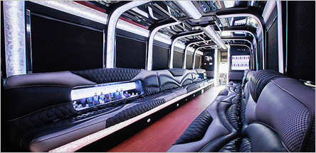 40 Passenger Party Bus Interior San Francisco