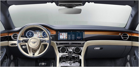 San Francisco Bentley Continental GT Rental Interior