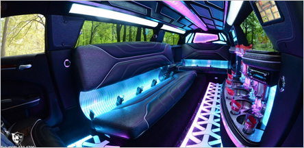 San Francisco Chrysler 300 Limousine Interior San Francisco Chrysler 300 Limousine Interior