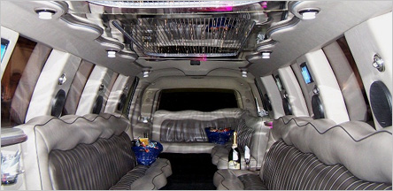 San Francisco Escalade Limousine Interior