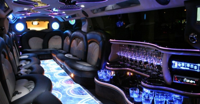 San Francisco Hummer Limo Interior