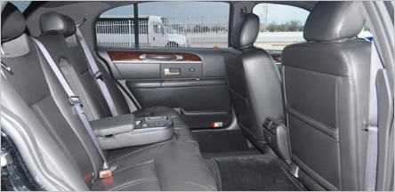 San Francisco Lincoln Town Car Sedan Interior