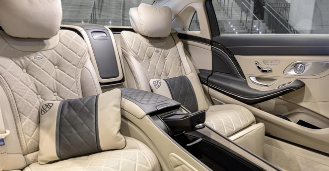 San Francisco Mercedes Benz s550 Interior