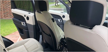 San Francisco Range Rover Sport SUV Interior San Francisco Range Rover Sport SUV Interior