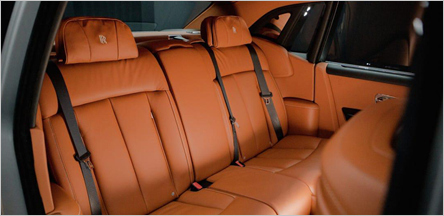 San Francisco Rolls Royce Phantom Interior