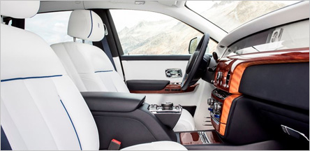 San Francisco Rolls Royce Phantom Limo Interior