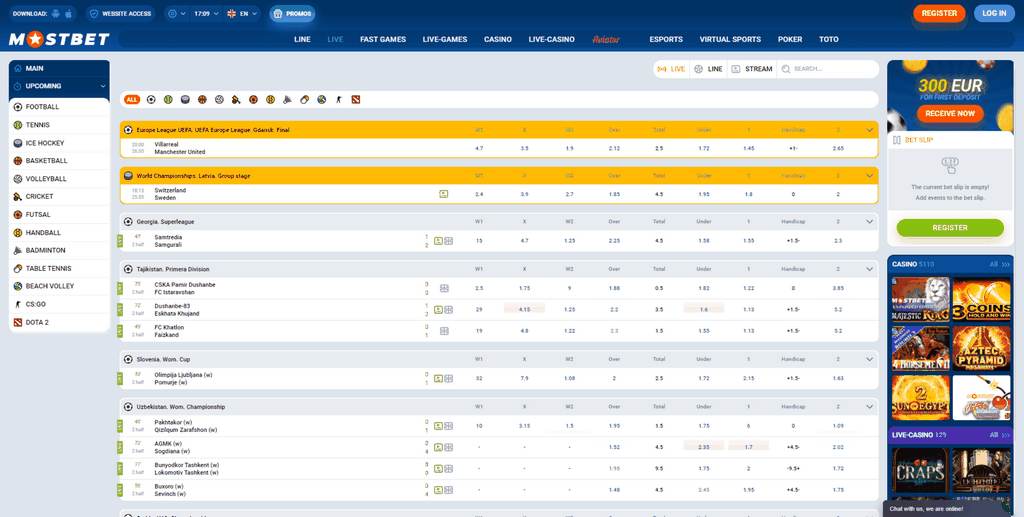 Hodnocení sázkové kanceláře Mostbet: Sázky zdarma, výhody, problémy