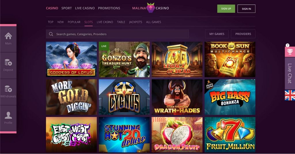 Malina Online Casino Testimonial (2026) - Special Welcome Incentive